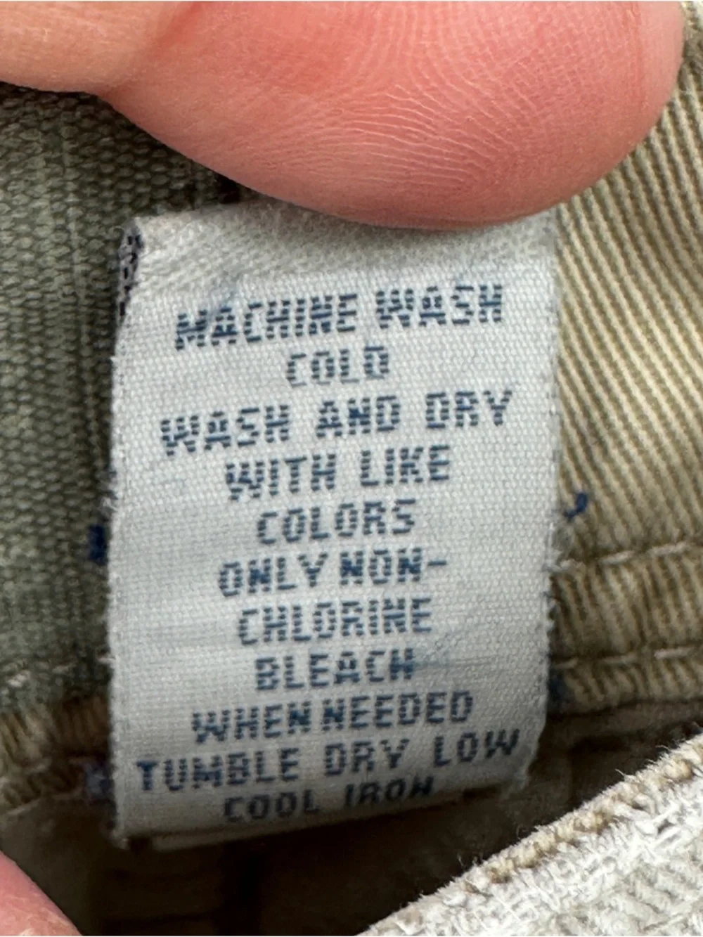 Y2K Old Navy Men's 32 Cargo Shorts‎ Khaki 100% Cotton